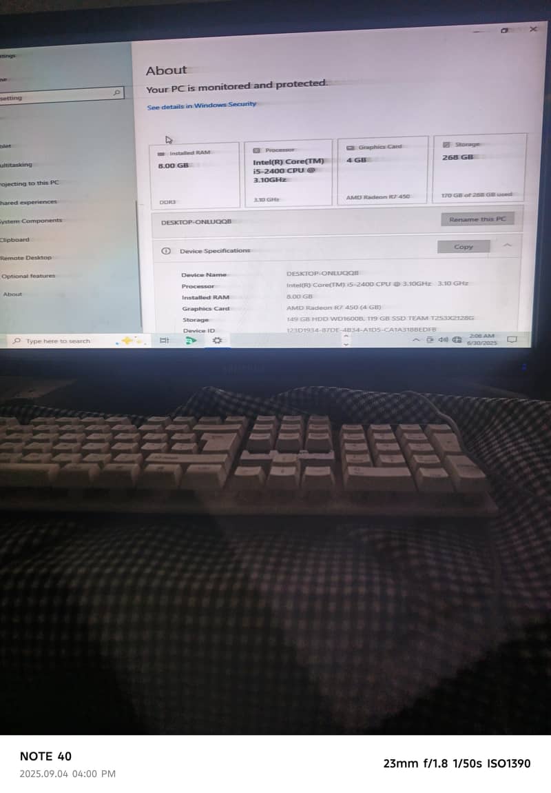 gaming lighting computer setup 3