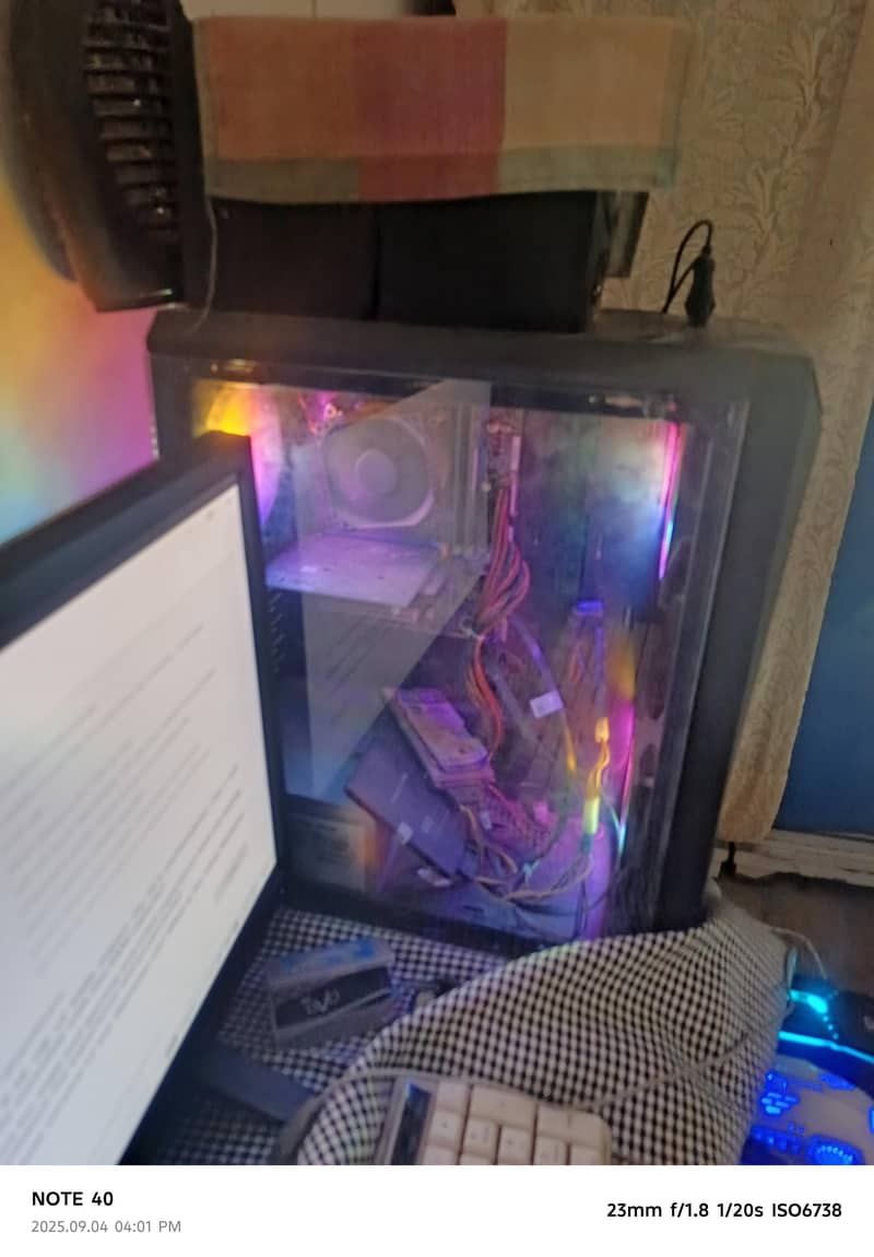 gaming lighting computer setup 4