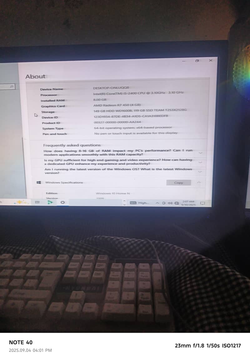 gaming lighting computer setup 5