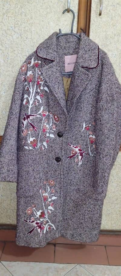 cozy long coat for winters