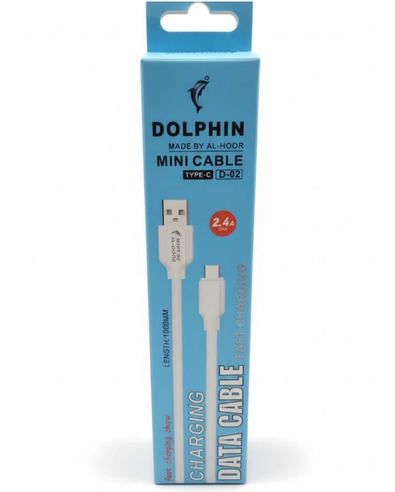 Dolphine data cable iPhone type c android all available 1