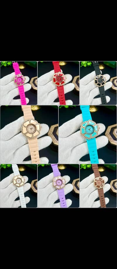 ftc silicone ladies watch