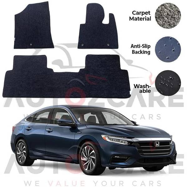 Honda Insight Genuine Fitting Carpet Floor Mat 3PCS - Model 2018-2022