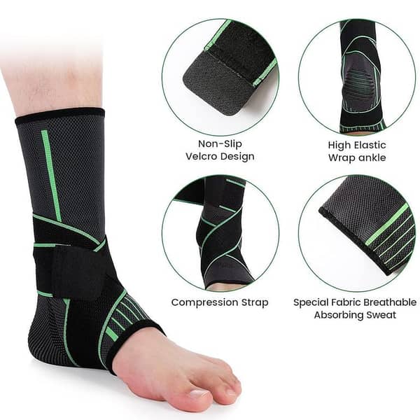 Sport Ankle Brace Protector Compression Protection Guard Pain Relief Ankle Support