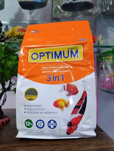 Optimum 3 in 1 fish food