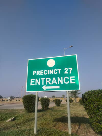 Precinct 27 residential plot available for sale in Bahria Town Karachi