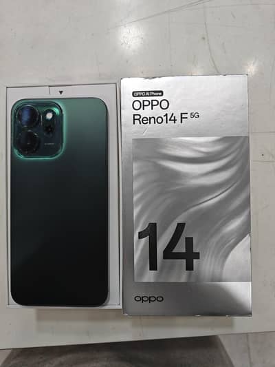 Oppo Reno 14F 5G Green Colour