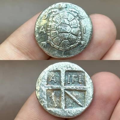 Antique Ancient Indo-Greek Coin | Old Dynasty Rare Coin | Old Coin |