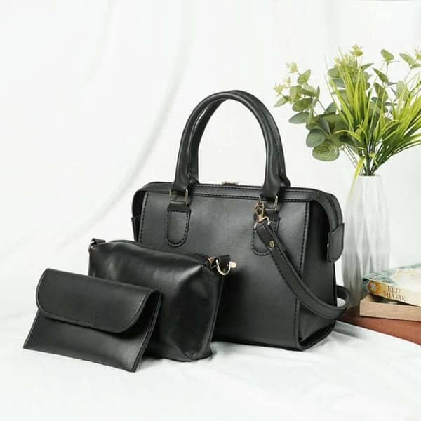 HUAL BAG 3PCS BLACK