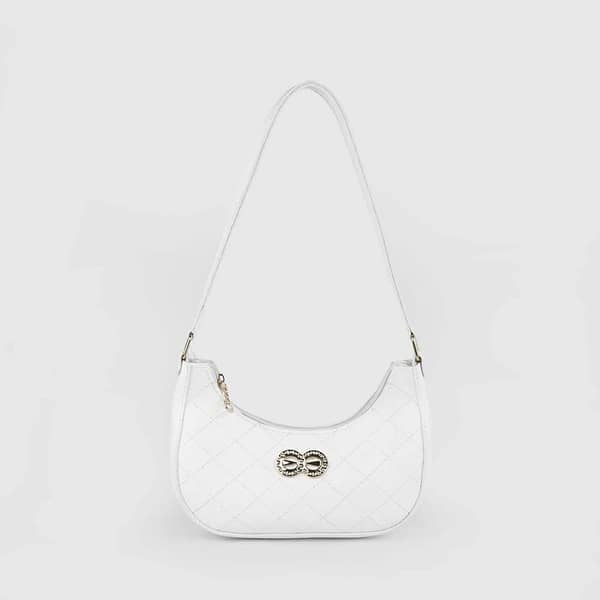 OPAL WHITE SHOULDER BAG