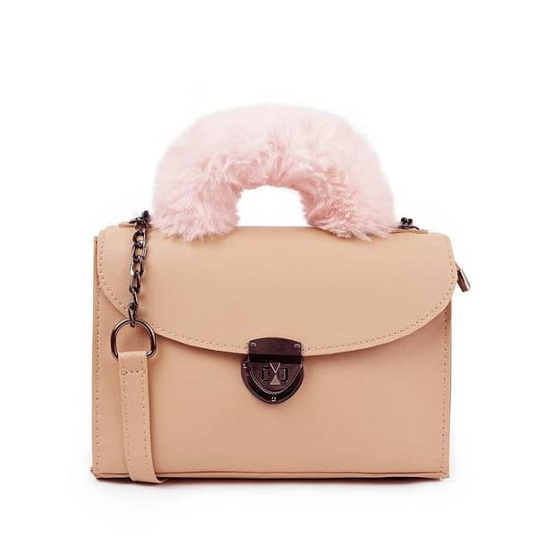 Fluffer Pink Cross Body Bag