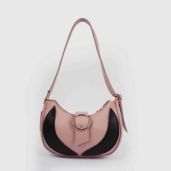 Luna Arc Pink Shoulder Bag