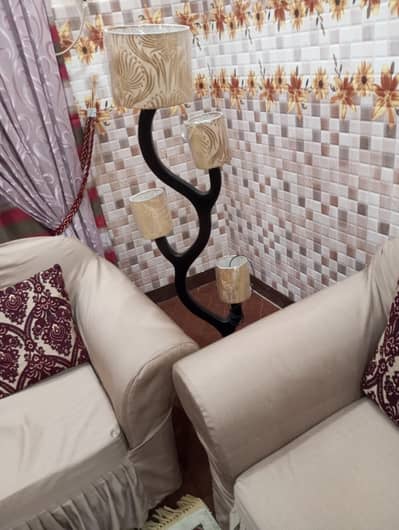 8 piece sofa set with cushions with sofa covers 1 standing lights lamp