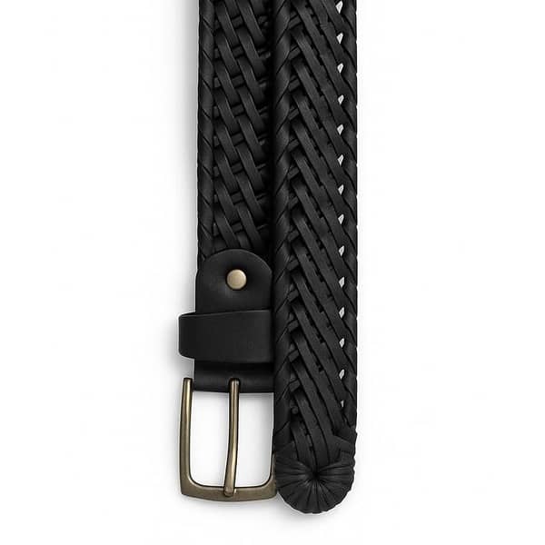 Braided Belts for Men and Boys - PU Leather Belt for Comfortable Fit and Gift Options