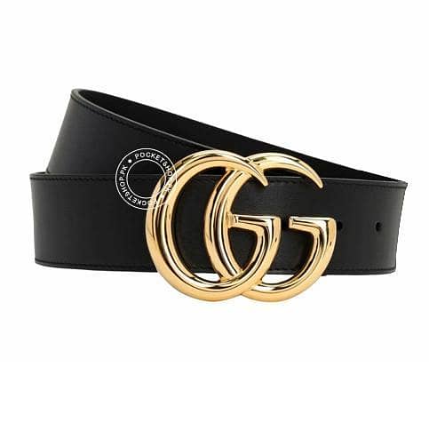 Pocketshop Reversible One-Stud Press Buckle Belt for Men and Women with Faux Pebbled Leather Design