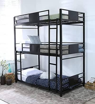 High quality iron triple bunker bed/ Kids Bed