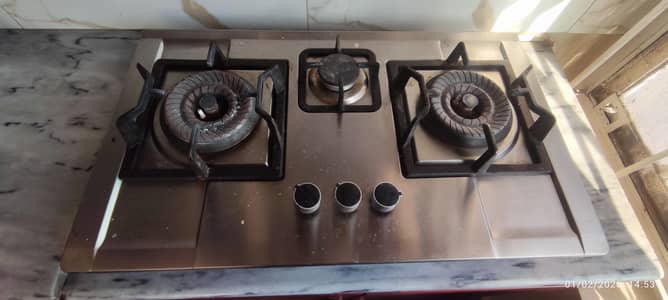 Canon Gas Hob, slightly used. 3 Burners