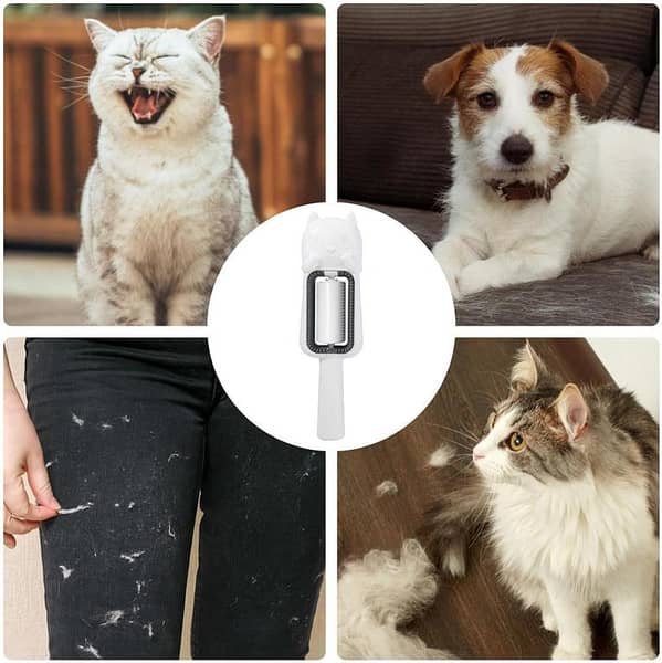 RN 4-in-1 Cat Grooming Brush and Hair Cleaning Tool for Cats and Pets