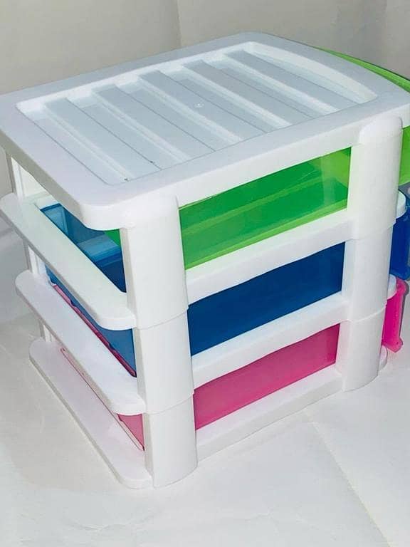 RN Multipurpose Colorful Drawers and Cabinets in 3, 4, and 5 Step Sizes