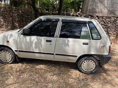 white colour mehran car condition ok