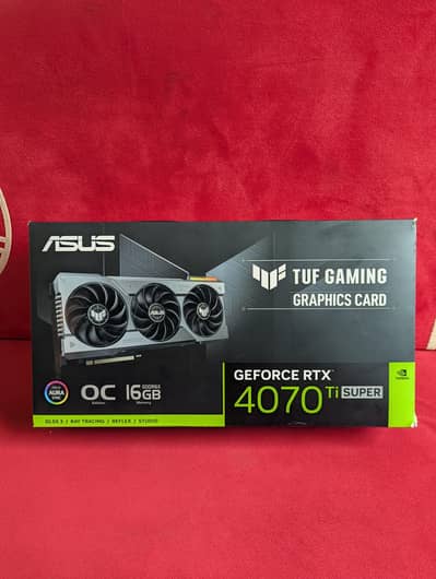 Nvidia Asus Tuff RTX 4070ti Super OC Edition 16GB VRAM