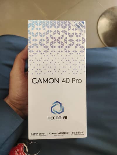 Tecno Camon 40 Pro Box Packed