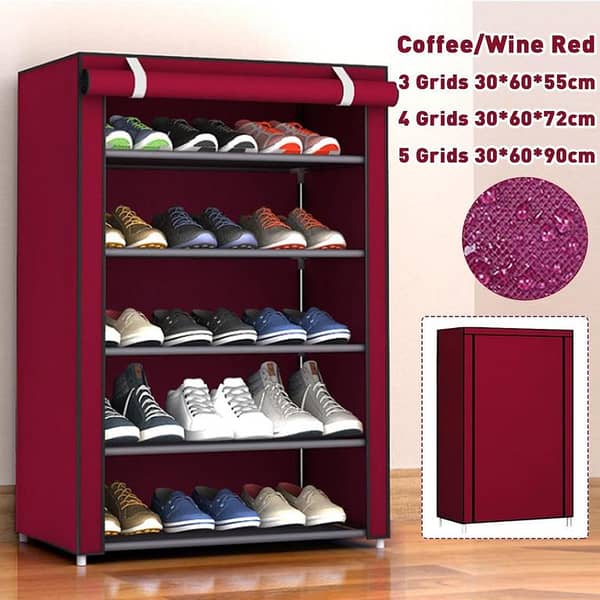 RN 6/7 Layers Non-Woven Fabric Shoe Rack Organizer