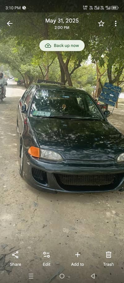 Honda Civic 1995 model bumper