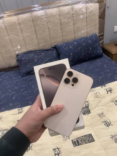 Iphone 16 pro max non pta jv complete box