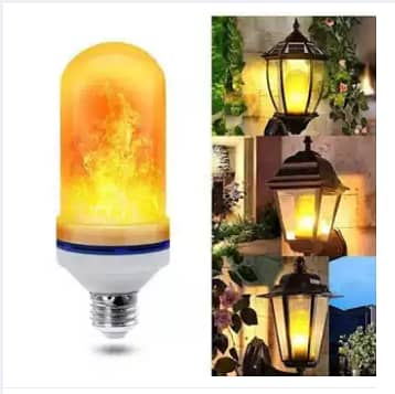 RN LED Flickering Fire Bulb with Dynamic Flame Effect