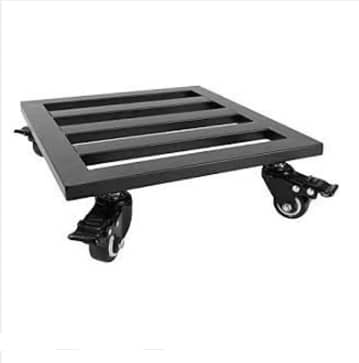 RN Metal Rolling Plant Stand Caddy with Wheels for Indoor and Outdoor Use