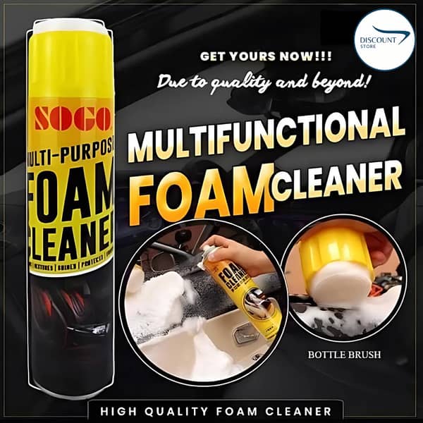 RN Multi-Purpose Foam Cleaner for Carpets and Seats, 650 ml