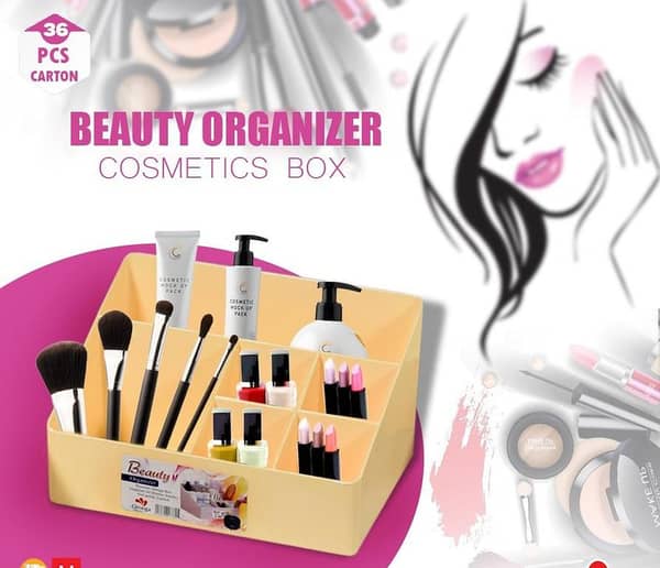 RN Makeup Organizer Stand, Brush Holder, and Lipstick Tray - High Quality Cosmetic Box