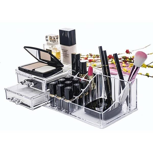 RN Clear Acrylic Organizer for Cosmetics, Makeup Drawers, and Lipsticks. . .