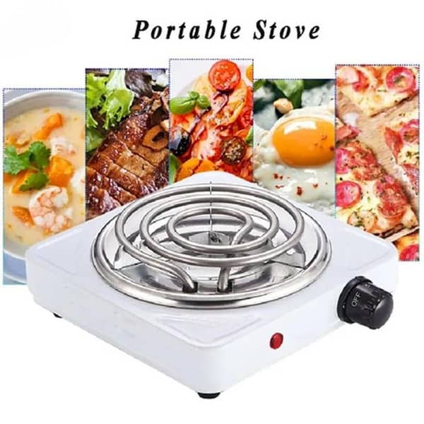 RN Efficient 1000W Mini Electric Stove Hot Plate for Fast Heating and Simple Cooking