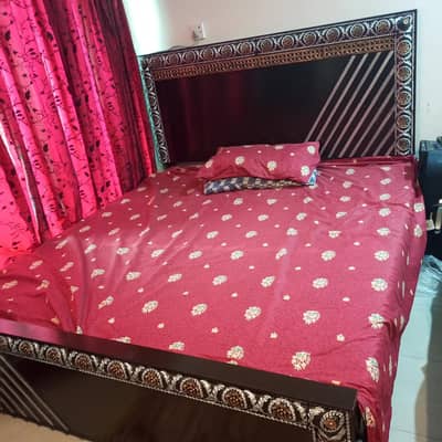 Slightly used bed with foam