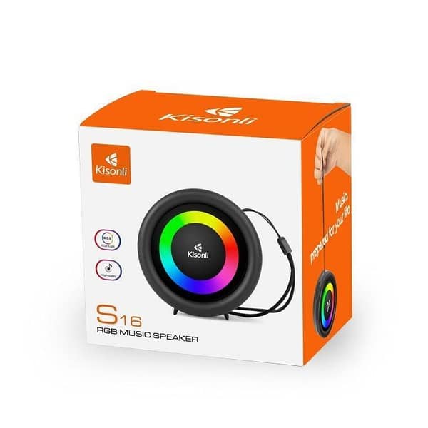 RXN Kisonli S16 TWS Portable Mini Bluetooth and FM Radio Speaker with Handle