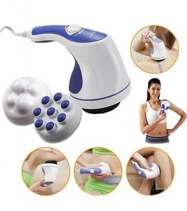 RN Electric Relax & Spin Tone Handheld Body Massager for Tension Relief