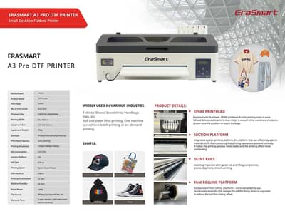 Brand New Untouched A3 Max DTF Printed with Automatic Powder Shaker