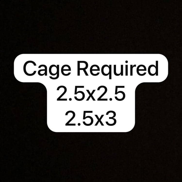Cage Required 0