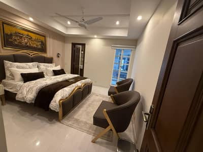 3 Bed Furnished Apartment Available. For Rent Faisal Town F-18 Islamabad.