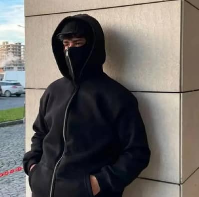 Fleece Plain Zipper Hoodie