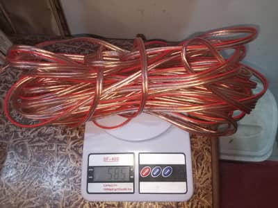 18m speaker wires 14 AWG golden and red OFC pure copper wires