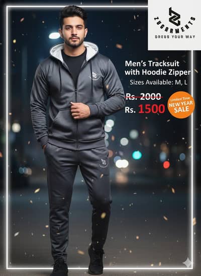 Winter Track Suit & Huddies - Best Price in Pakistan - New year sales