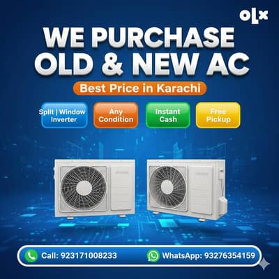 used AC purchase instant cash deal/ Karachi