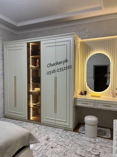 Almari, Glass wardrobe, upper cabinet style cupboard, kitchen cabinet