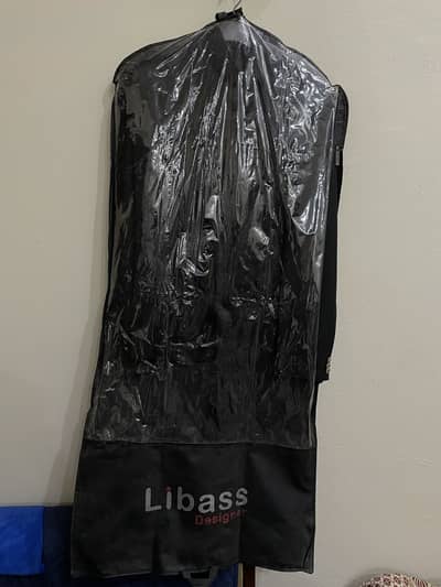 Black Shamil Designer prince coat