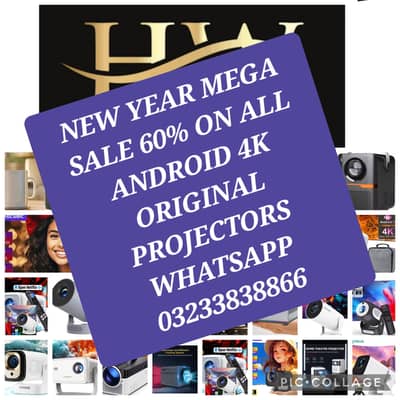 HD PROJECTOR  ANDROID FULL HD 4K SMART MINI  PROJECTOR  CINEMA