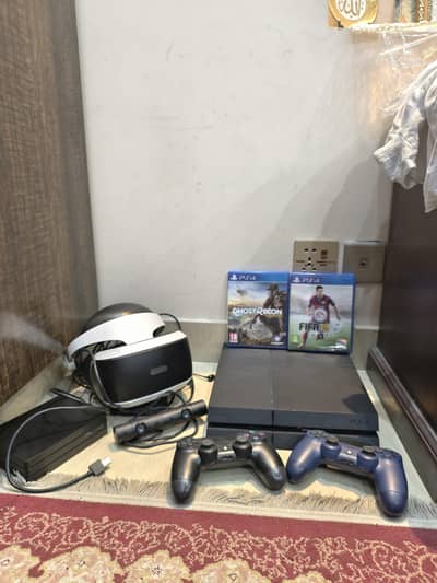 PS4 Fat Non jailbreak 1 TB with VR and games