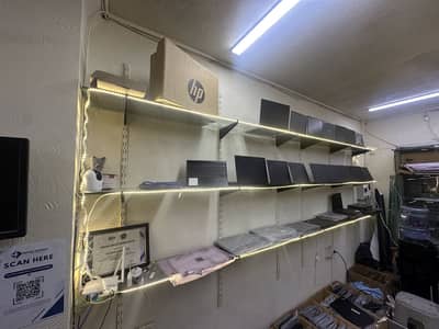 THREE GLASS SHELVES 12 MM 12 FT LENGTH 10 INCH WIDTH